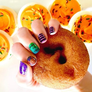 Haunted Mansion Nail wraps/ Halloween nail wraps / Disney Nails