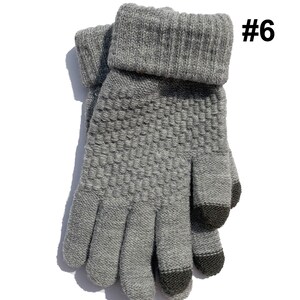 Touch Screen Gloves #6 Gray