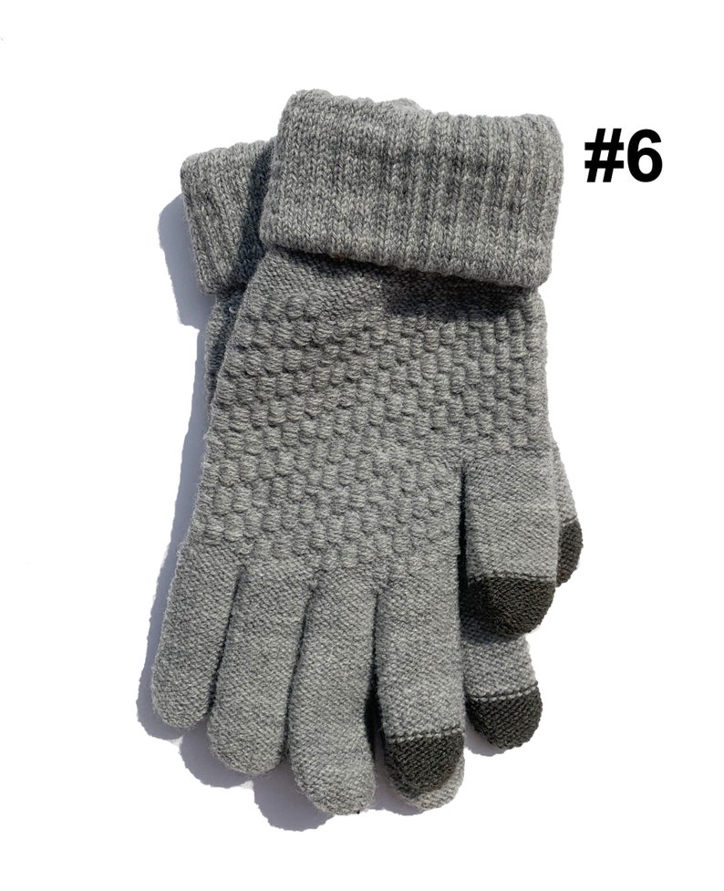 Touch Screen Gloves #6 Gray