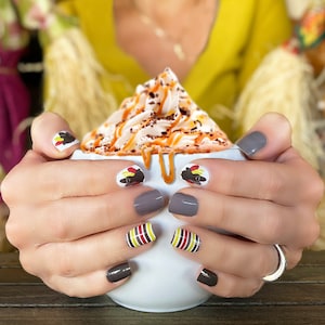 Turkey Time  Nail Wraps / Thanksgiving nail wraps