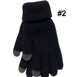 Touch Screen Gloves #2 Black