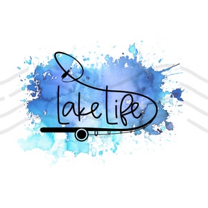 Lake Life PNG Decal