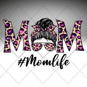 Mom Life PNG Decal