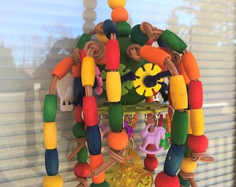 PARROT OCTOPUS TOY, Bird toy