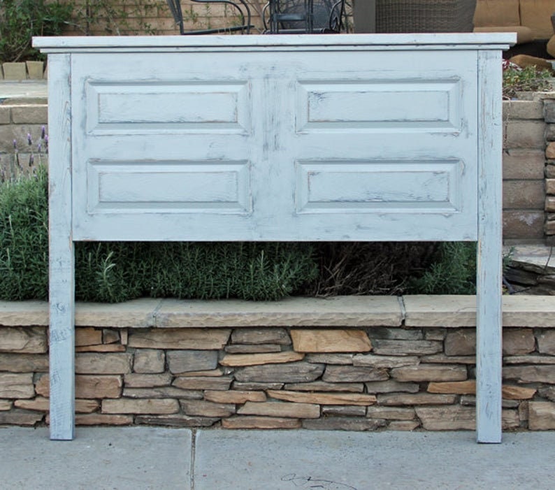 Vintage Puerta Cabecera Reina Doble Doble King Repurposed | Etsy