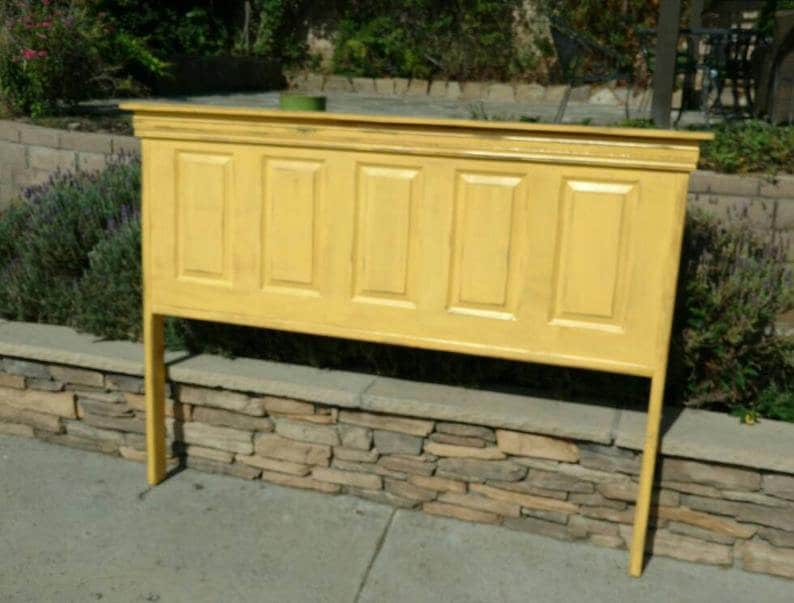 Vintage Door Headboard Queen, Double, Twin, King Repurposed Wood Door