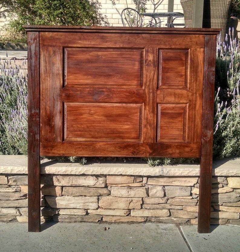 Vintage Door Headboard Queen, Double, Twin, King Repurposed Wood Door