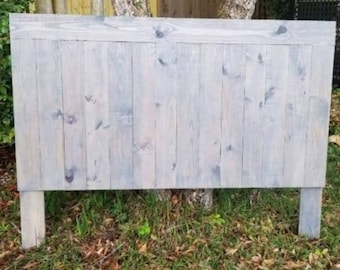 Headboard Rustic King, Queen, Double, Full, Twin, Wood Headboard Aiken By Southern 5 Woodworking