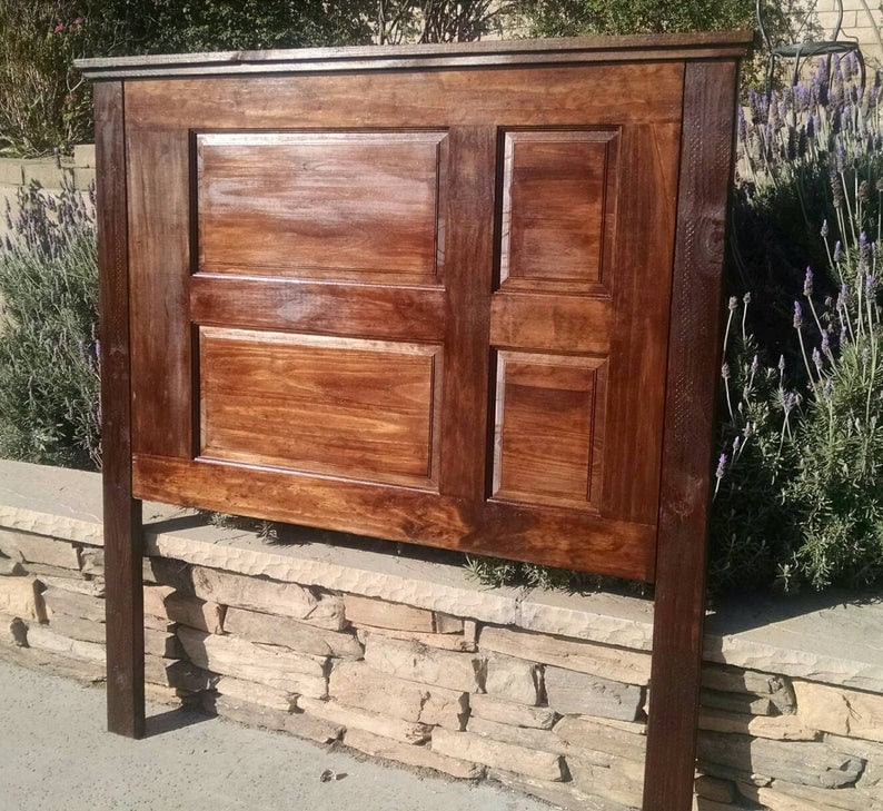 Vintage Door Headboard Queen, Double, Twin, King Repurposed Wood Door