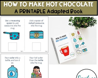 Hot Chocolate Story Sequencing Book, Winter Adapted Printable (PDF)
