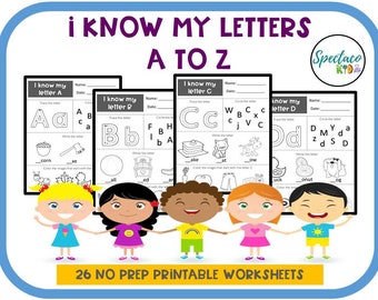 Alphabet Tracing Worksheets A-Z, Preschool Learning (PDF)