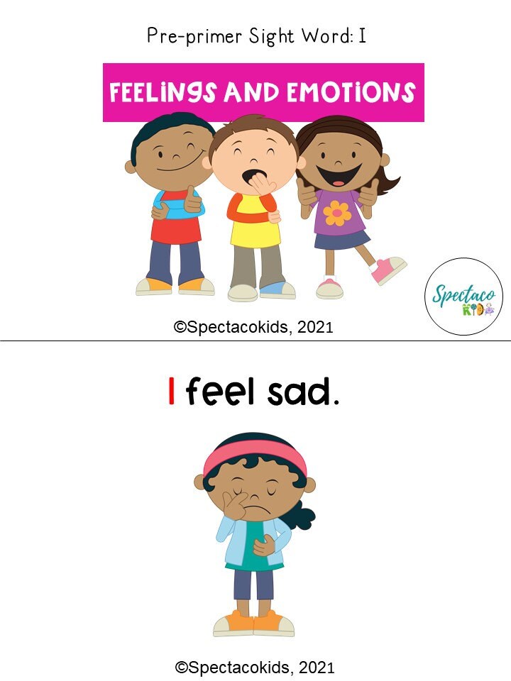 Sight Words Books, Printable Kindergarten Books, Homeschool ...