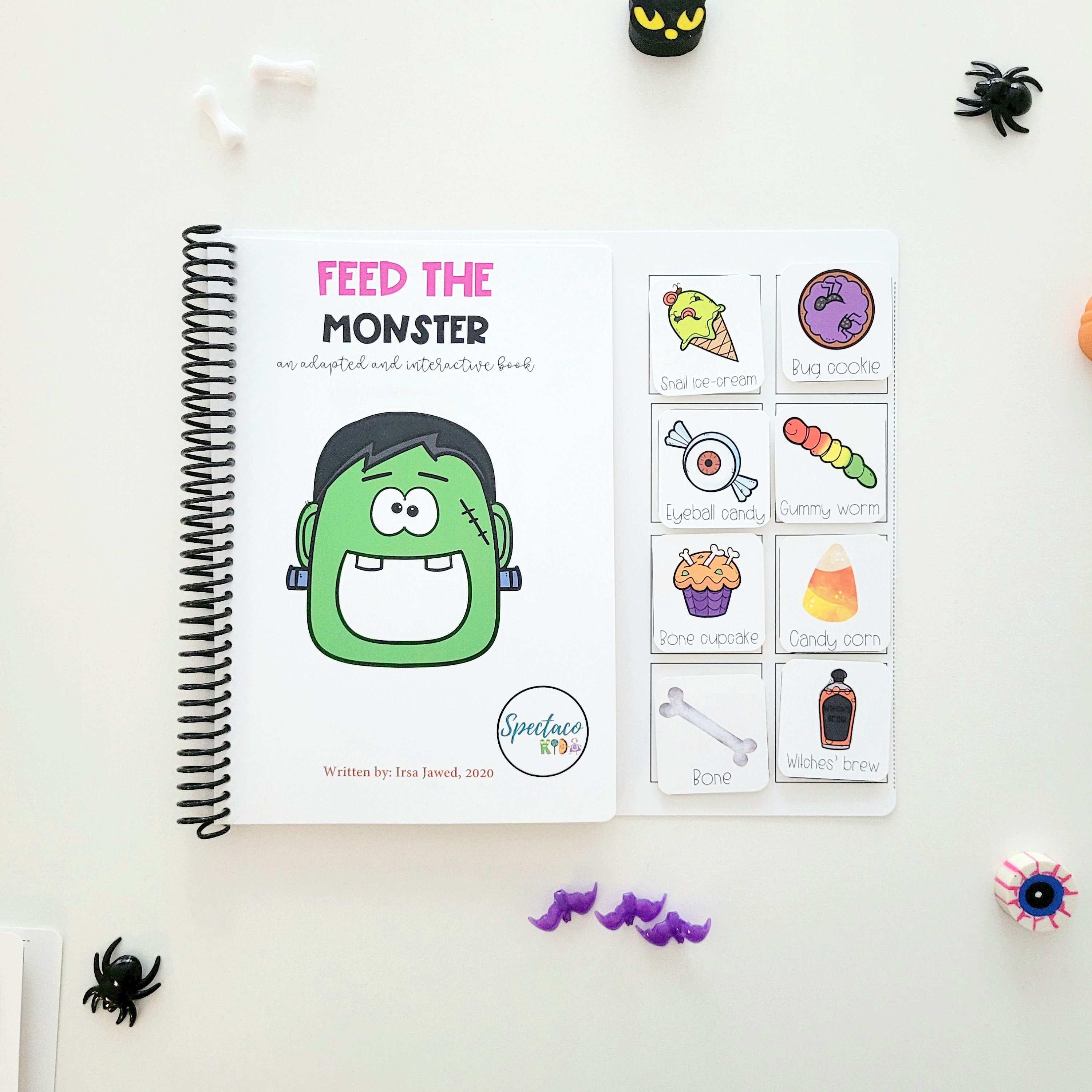 Halloween Adapted Book, Printable Speech Therapy Activity (digital ...