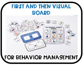 First and Then Visual Board, Behavior Management (Printable)
