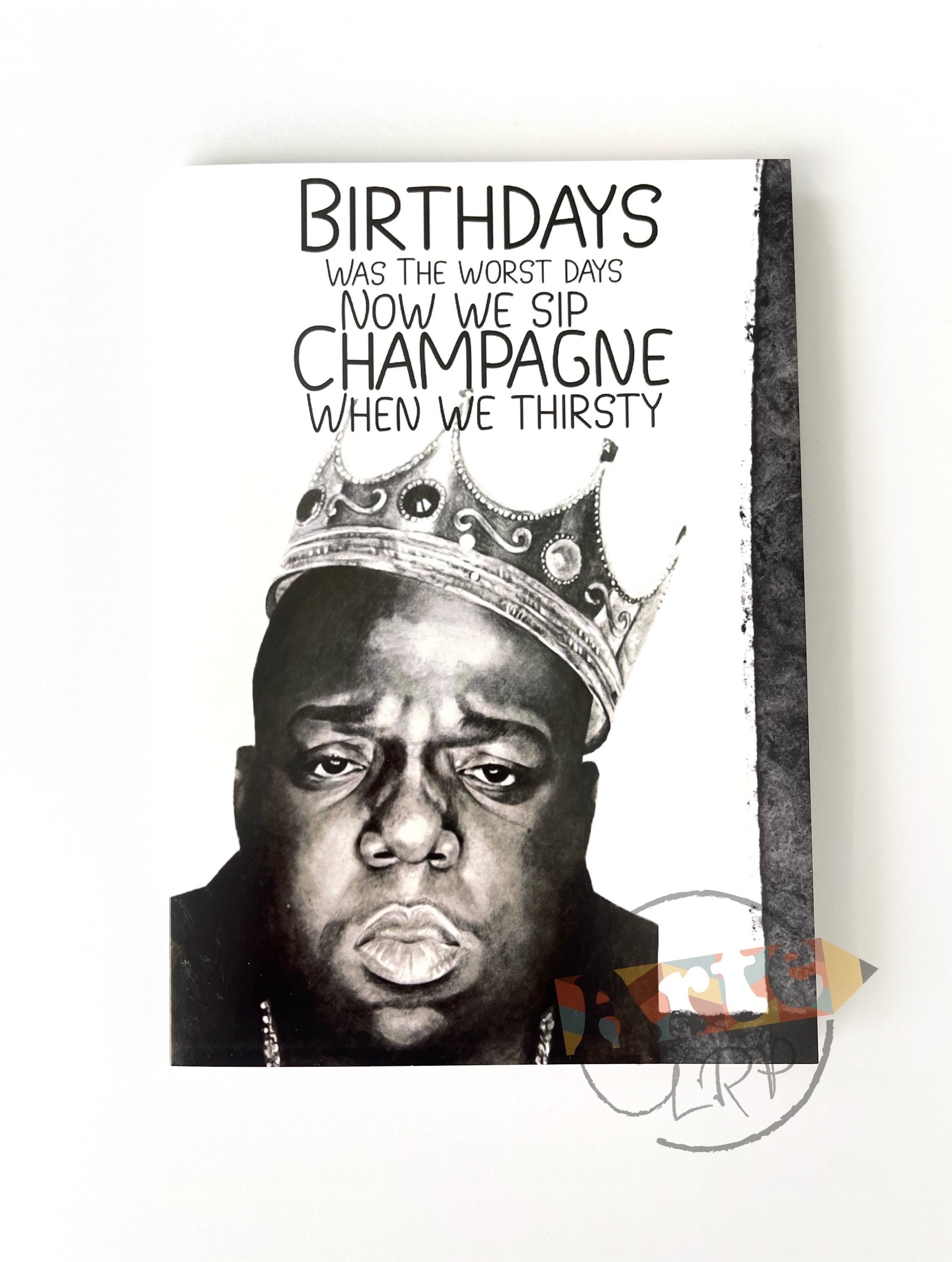 Biggie Birthday Card - Etsy UK