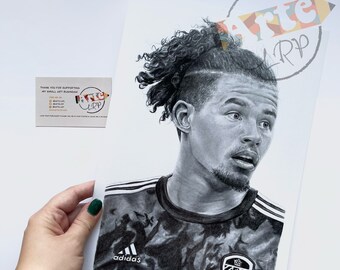 Kalvin Phillips drawing - A4 Limited Edition Print