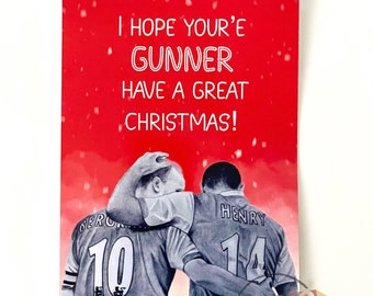 A5 Arsenal Christmas Card (With Envelope)