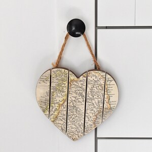 Herz Karte Wandbehang Skandinavien| Vintage Wohnkultur| Wandbehang| neues Wohngeschenk| Geschenk für sie| Geschenk für Mama| Geschenke für Valentine