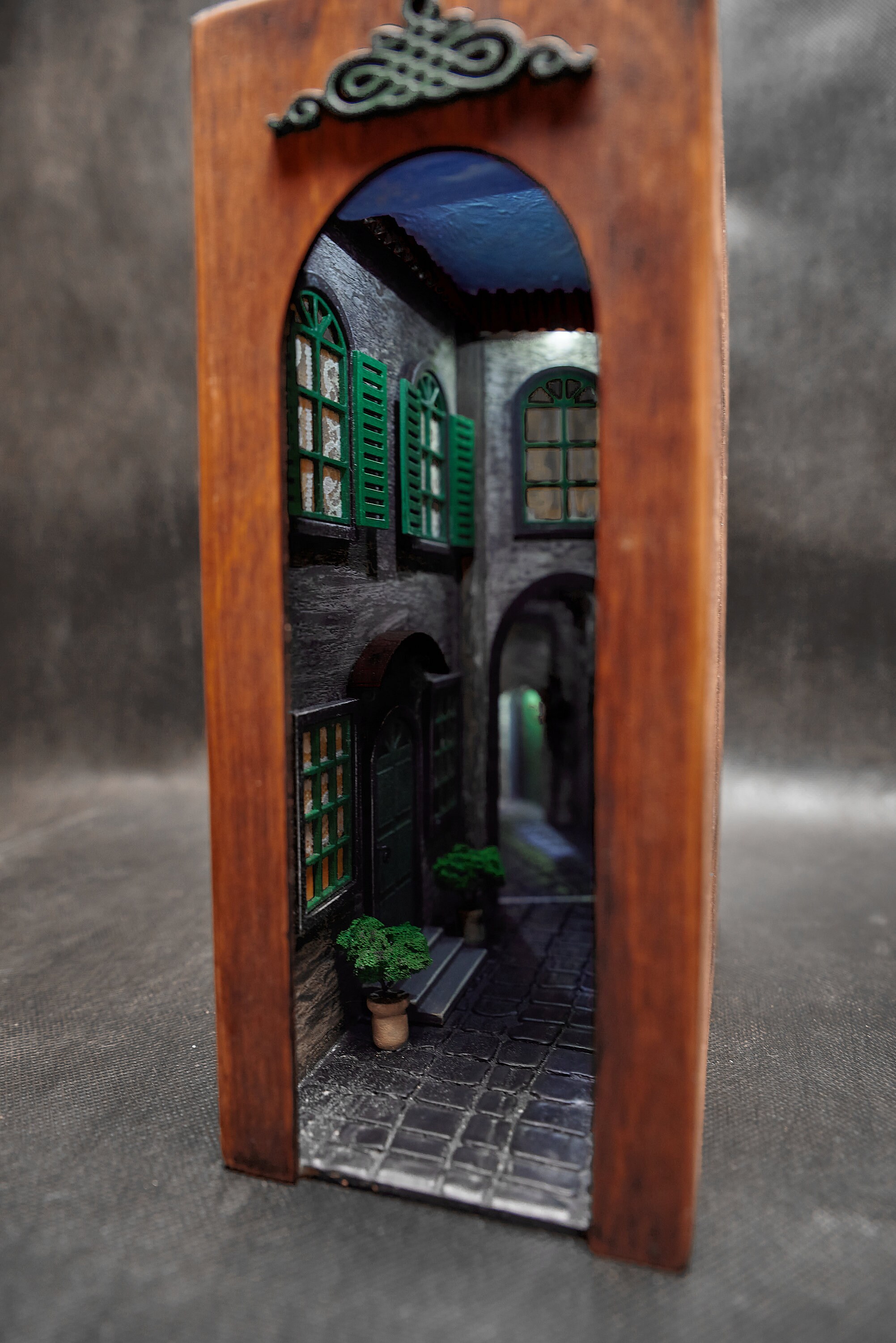 Book Nook Bookshelf Insert Diorama Book Nook Lazer Old Etsy UK