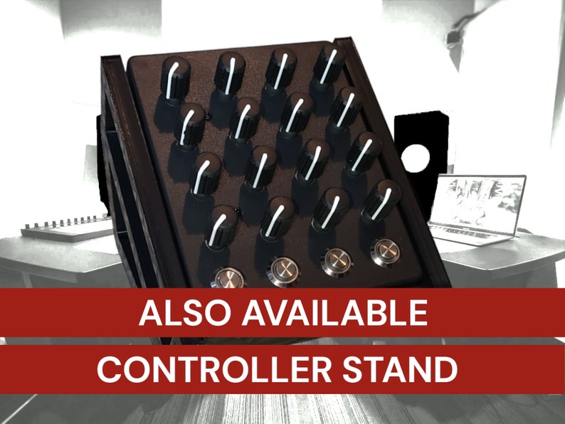 Midi Controller BB-ENC / 16 Push Encoders / 4 LED Mini Arcade Buttons / Din USB Midi Out / Midi Compliant / Fully Configurable image 9