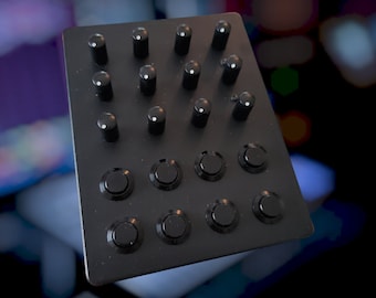 Midi Controller BB-S / DIN Midi Out / Black Tiny Knobs / Plug & Play / Pedalsize / Fully Configurable