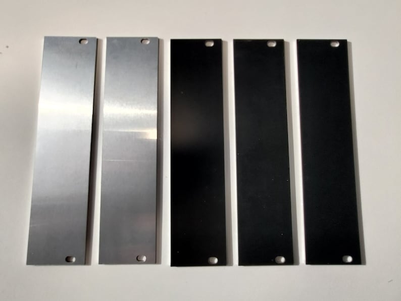 Eurorack 3U Blank Panel Aluminium / Various Sizes image 4