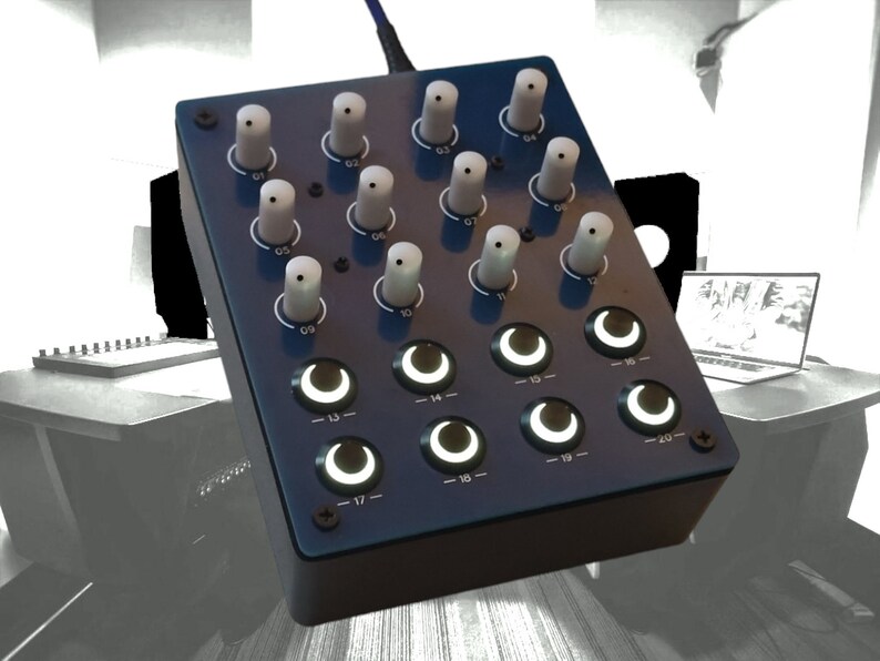 Midi Controller BB-SE / DIN Midi Out / White Led buttons / Special Version / Fully Configurable / Plug & Play image 9