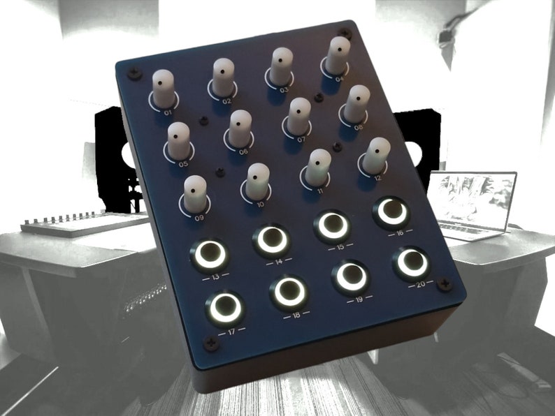 Midi Controller BB-SE / DIN Midi Out / White Led buttons / Special Version / Fully Configurable / Plug & Play image 8