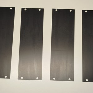 Eurorack 3U Blank Panel Aluminium / Various Sizes image 6