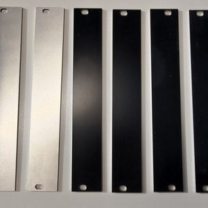 Eurorack 3U Blank Panel Aluminium / Various Sizes image 5