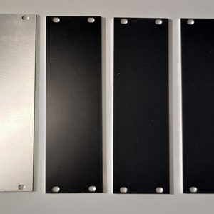 Eurorack 3U Blank Panel Aluminium / Various Sizes image 3