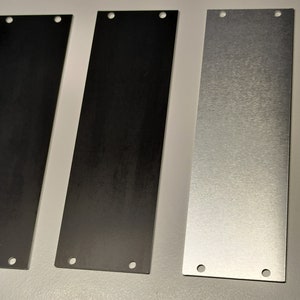 Eurorack 3U Blank Panel Aluminium / Various Sizes image 7