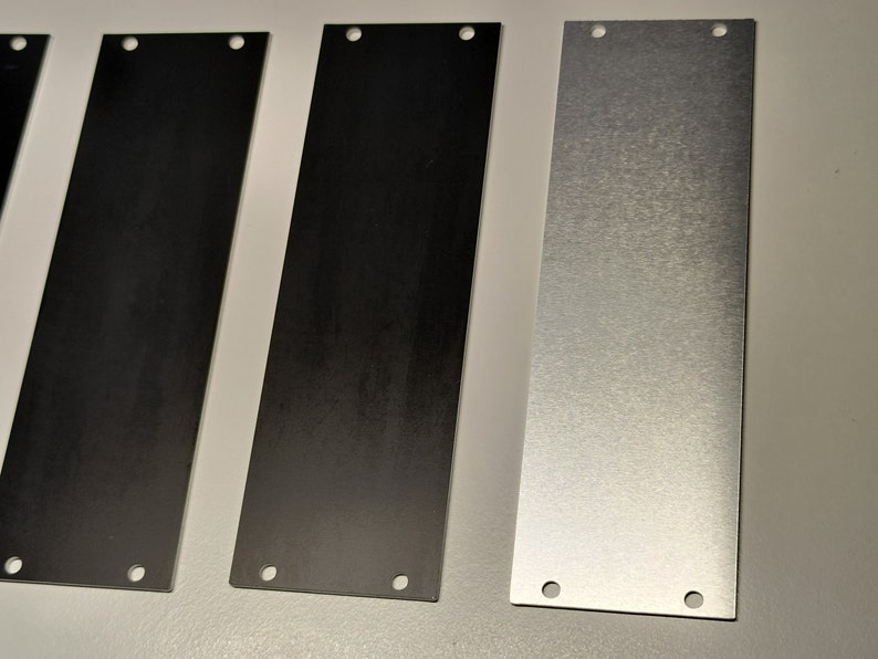 Eurorack 3U Blank Panel Aluminium / Various Sizes image 7