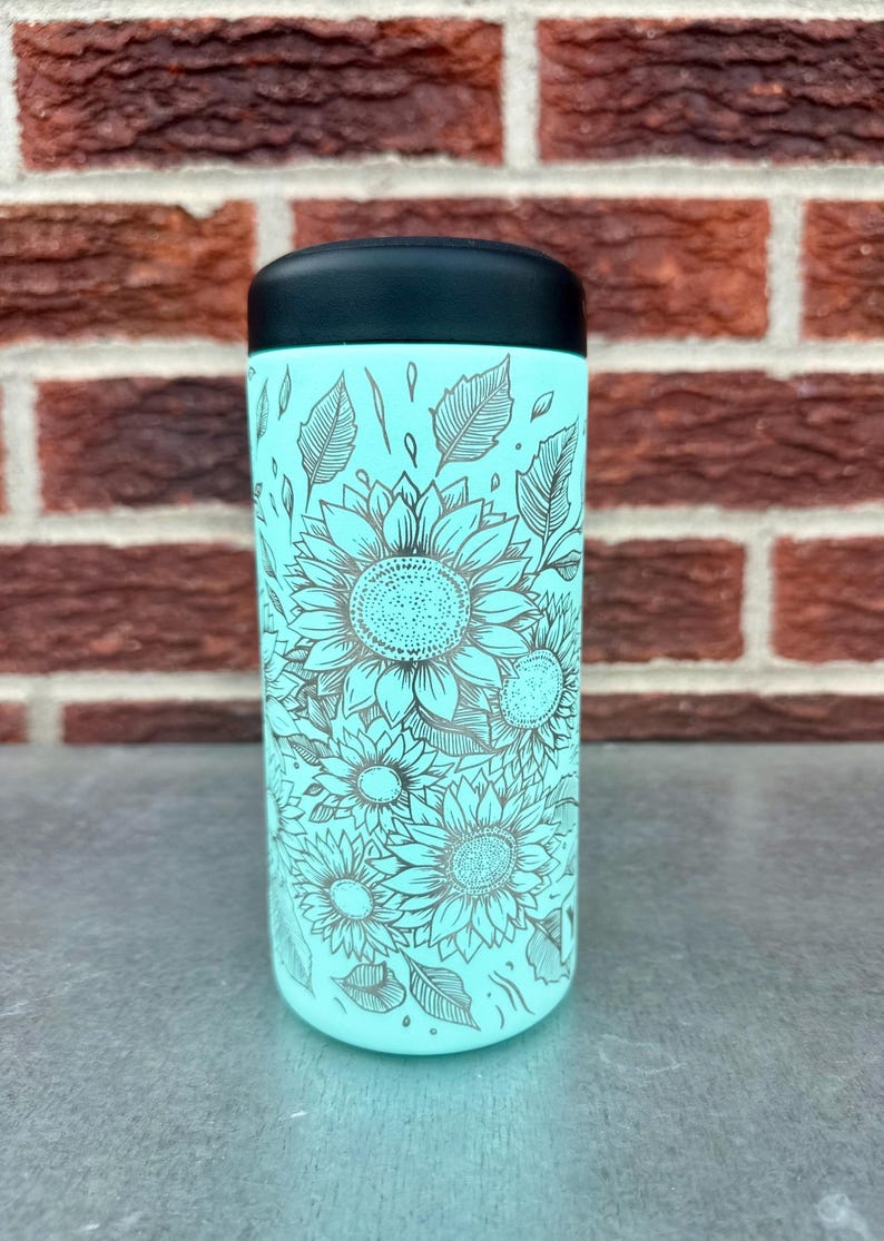 Sunflower Garden - Enfriador de latas YETI Colster (compatible con la mayoría de las latas) imagen 2