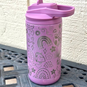 Ladybugs & Rainbows - Personalized Engraved Maars Water Bottle/ Spring