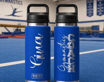 Gymnastics Coach - Personalized Engraved YETI Water Bottle