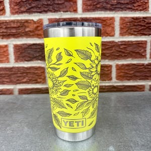 Sunflower Garden - Personalized Engraved YETI Tumbler - Coffee Mug image 9