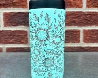 Sunflower Garden - YETI Colster Can Cooler (Fits Most Cans)