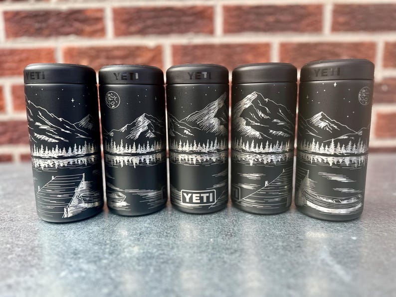 Mountain Lake - YETI Colster Can Cooler (Fits Most Cans) image 1