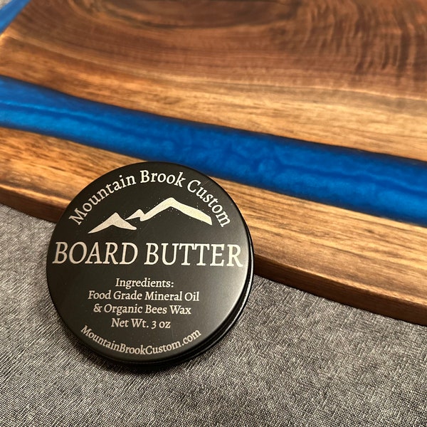 Board Butter - Organic White Bees Wax & Food Grade Mineral Oil - Small Batch/Cutting Boards/Wood Utensils/Charcuteries