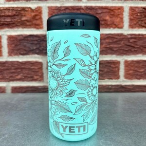 Sunflower Garden - Enfriador de latas YETI Colster (compatible con la mayoría de las latas) imagen 4