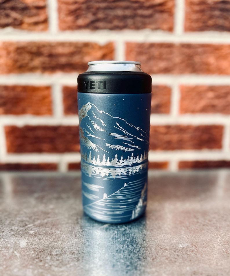 Mountain Lake - YETI Colster Can Cooler (Fits Most Cans) image 9