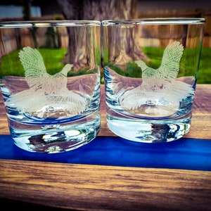 Pheasant Rocks/Wine/Pint Glass - Engraved Glassware