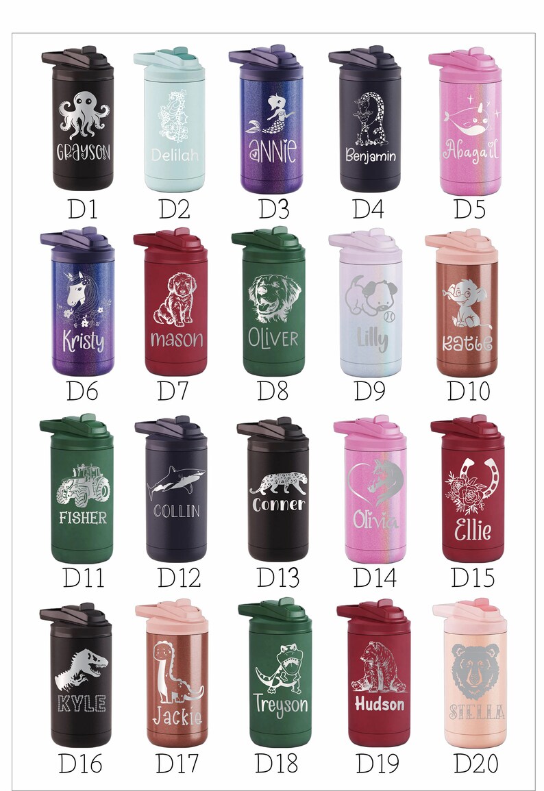 Personalized Engraved Kids 12oz Bottle Boys/girls - Etsy