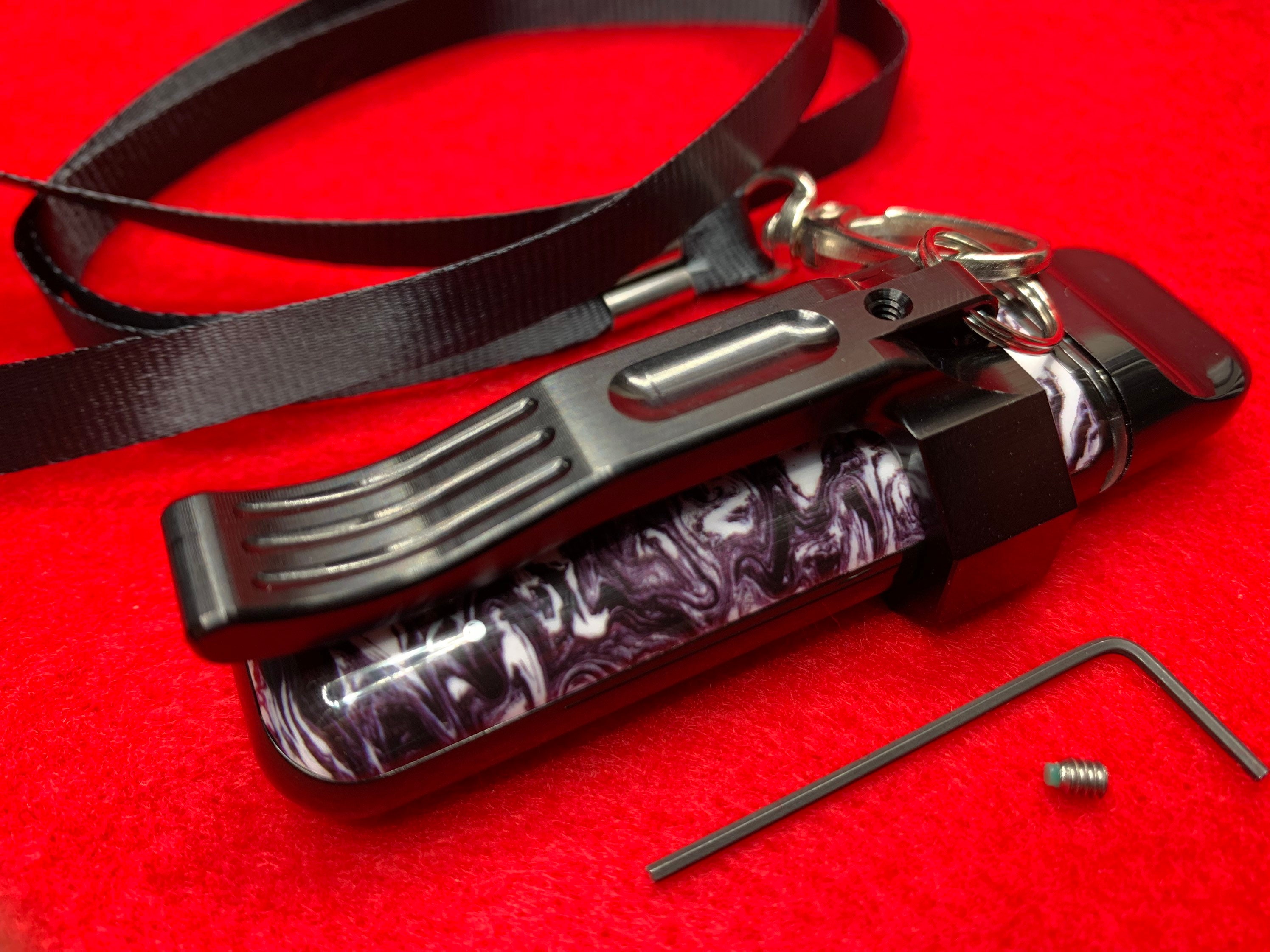  USA Gear Vape Pen Travel Case Belt Bag with Belt Loop &  Carabiner Clip - Elastic Neoprene Vaporizer Pen Carry Case, Travel Pouch  Fits E Juice, Mod Tanks, Vape Cart Battery