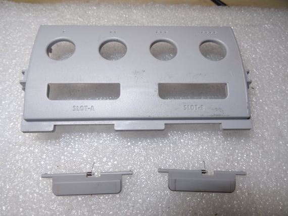 Nintendo Game Cube Front Port Cover with Matching Memory Flaps & Springs-Slight Fade and Marks