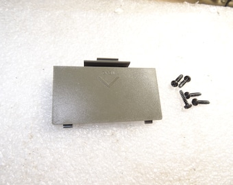 Sega Saturn JAPAN Model HST-3210 Brownish Dark Gray Back Battery Cover with 5 Bottom Screws-Just OK