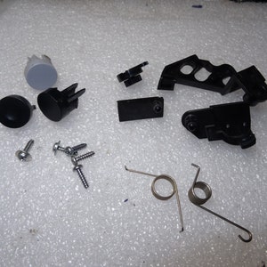 Nintendo Game Cube DOL-001 & DOL-101 Top Black Cover Disk Door Parts and Buttons-Just Ok Cosmetic