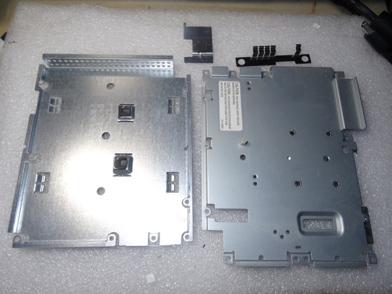 SEGA Dreamcast Model 2 Labeled Clean Cosmetic Top & Bottom Metal Heat Sink Plates