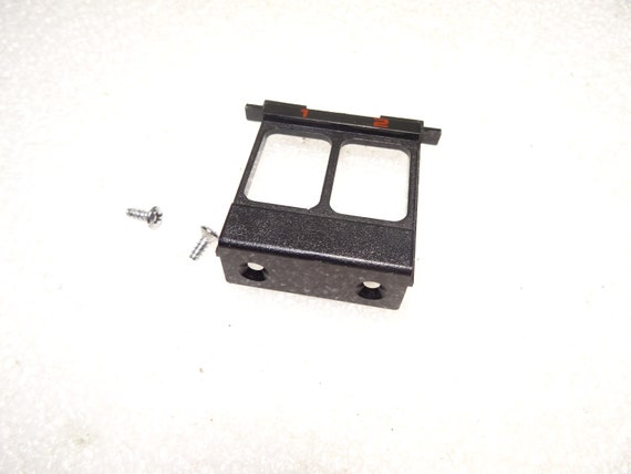 Nintendo NES Nes-001 Side Loader- Top Case - Black Left and Right Port Cover with Screws- Just OK Cosmetic Condition